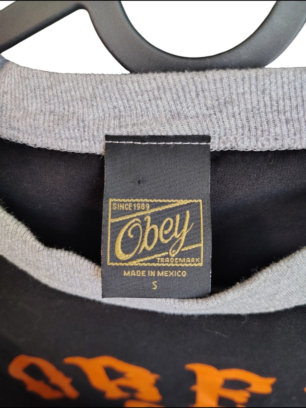 OBEY Men’s OG Raglan Tee - Picture 2 of 3